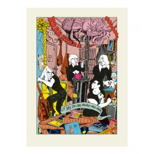 Typex Andy Gesigneerde Prent Velvet Underground - Zeer Gelimiteerde Oplage Typex Andy Gesigneerde Prent Velvet Underground - Zeer Gelimiteerde Oplage